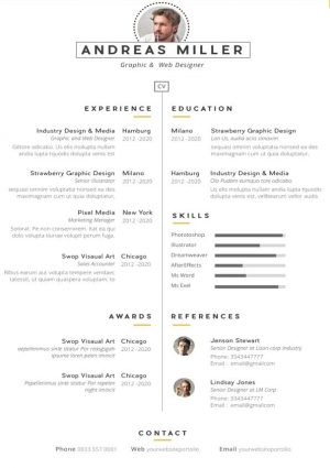 Web Designer Resume template