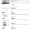 Job Application Resume Template