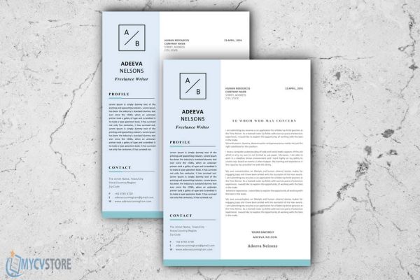 Simple Cover Letter Design