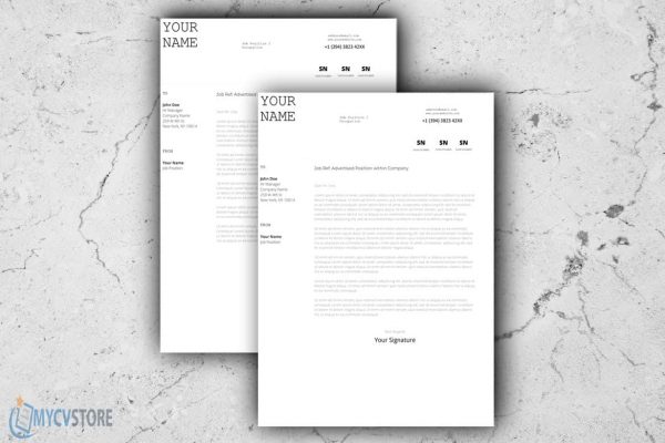 Infographic Cover Letter