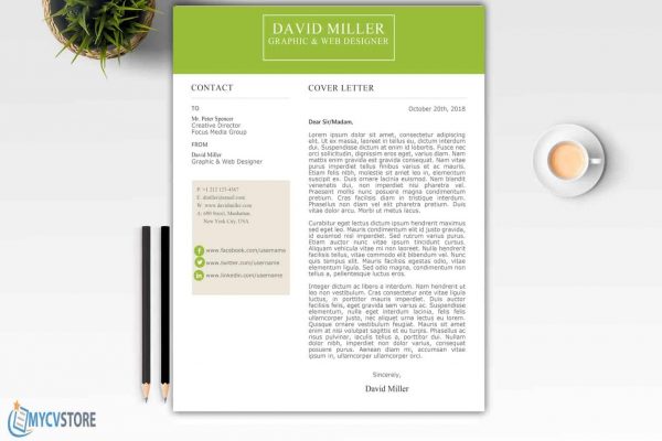 Modern Designer Cover Letter