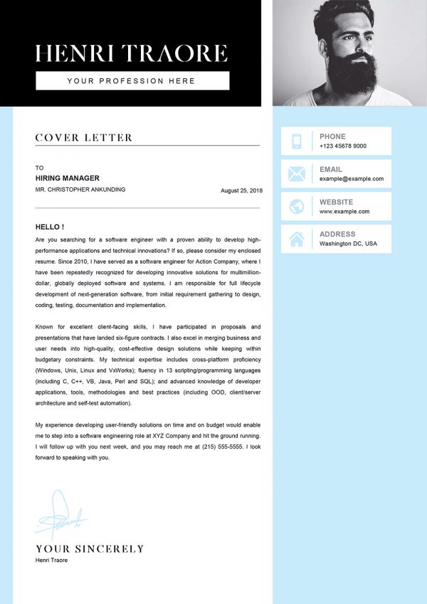 Sample Cover Letter Word Format for Student Job