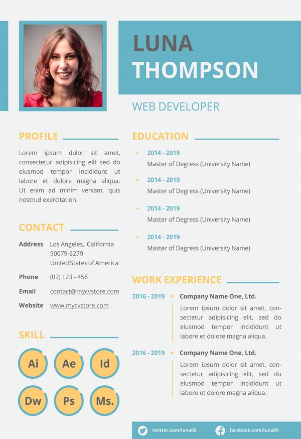 cv resume format simple