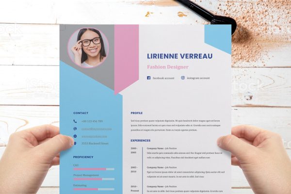 Creative Infographic Resume Word Format